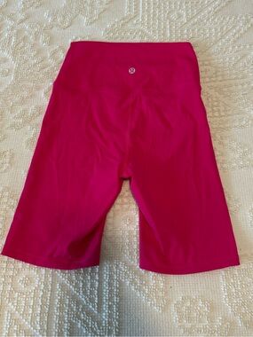 lululemon athletica Hot Pink High-Rise Bike Shorts